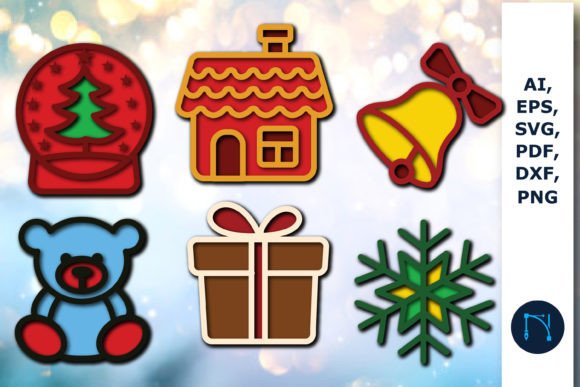 3D Christmas Toy SVG Cut File Bundle: A Creative Way to Celebrate the Holidays