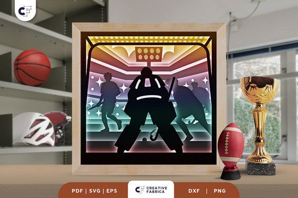 Field Hockey Tournament 3D Shadow Box: A Creative Tool for Crafters and Enthusiasts