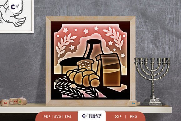 Fresh Challah Bread 3D Paper Cut: A Creative and Spiritual Craft for Every Home