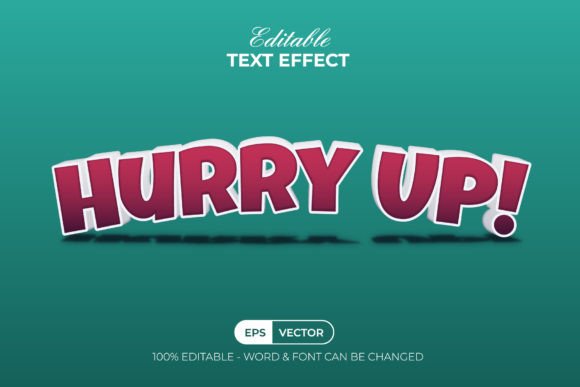 Fun 3D Text Effect Curved Style for Creative Projects