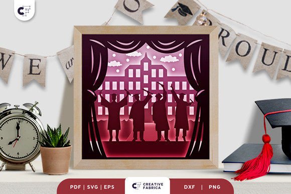 Graduation Group of Boys 3D Shadow Box: A Creative Way to Celebrate Achievement