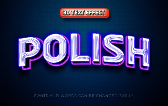 Polish 3D Editable Text Effect Style: A Versatile Tool for Creative and Professional Design