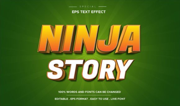 Text Effect Ninja Story 3d Editable: A Game-Changer for Designers and Content Creators