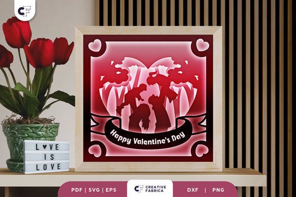 Valentine’s Day Family 3D Shadow Box: A Unique Craft Project for Love and Creativity