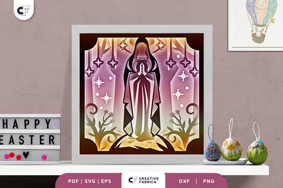 Virgin Mary 3D Layered Paper Cut: A Creative and Spiritual Craft for Modern Makers